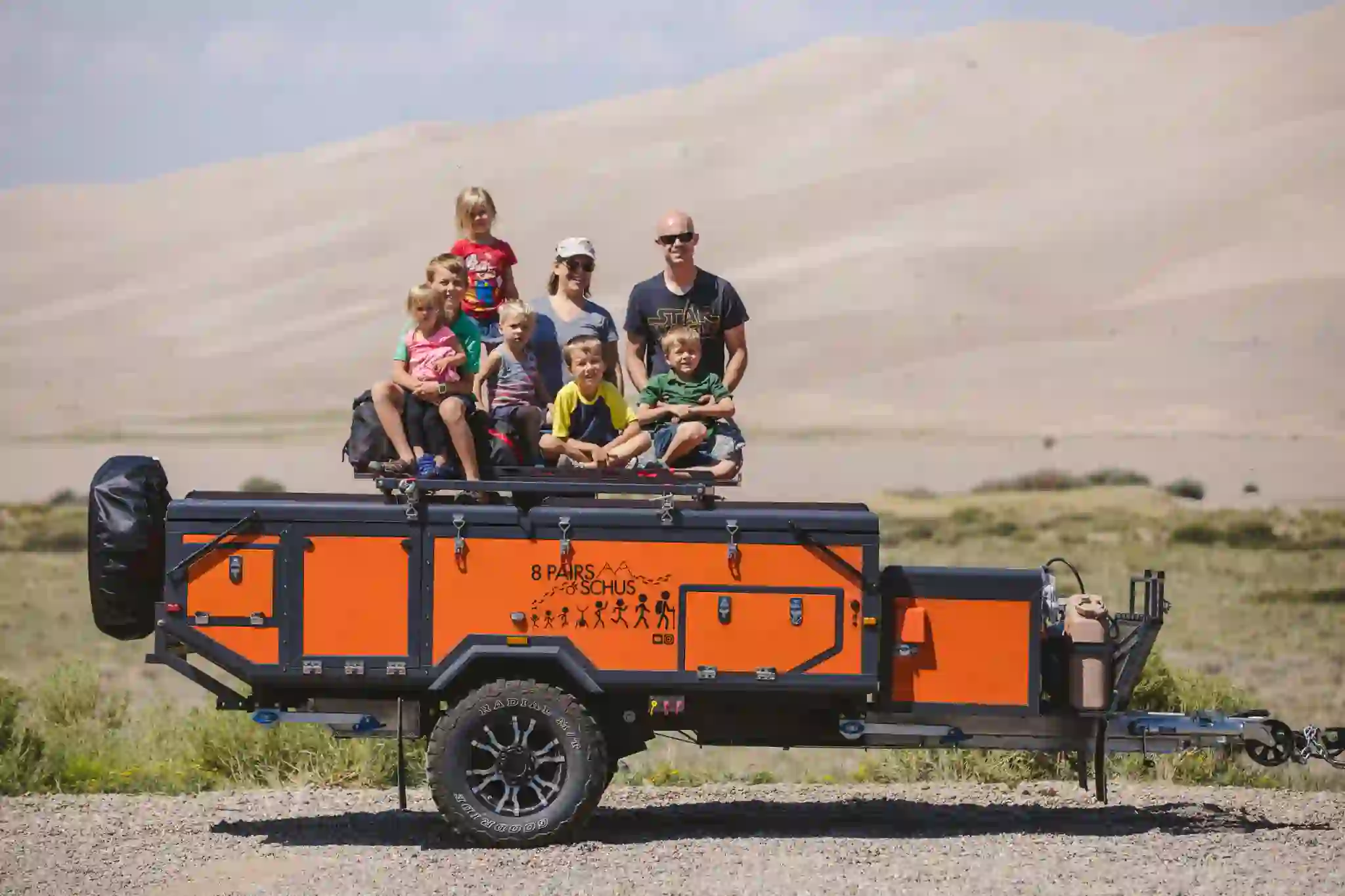 OPUS campers and owners on an OPUS Adventure Run