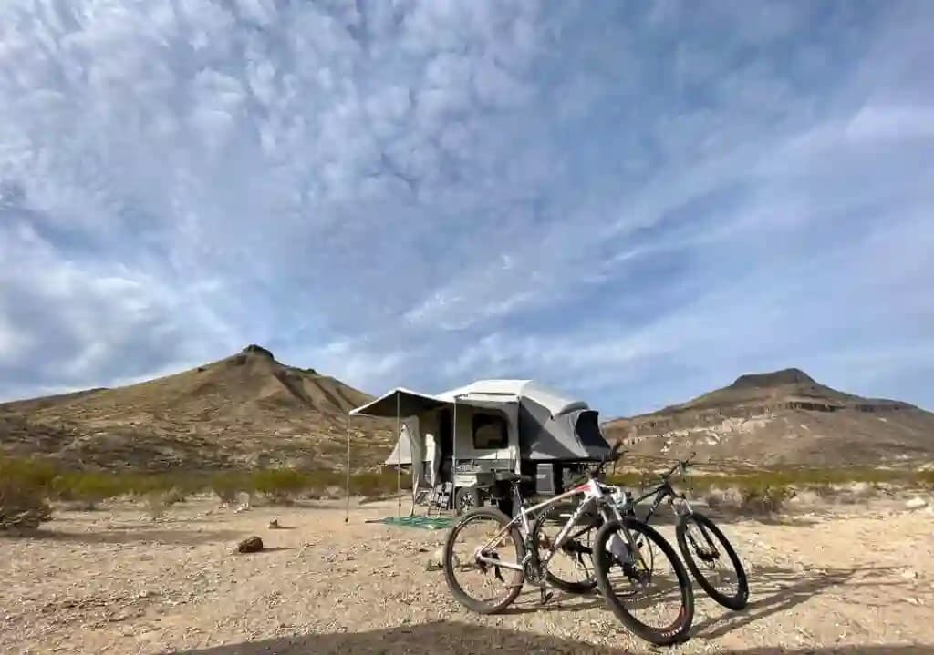 Primitive camp off Juniper Canyon Road