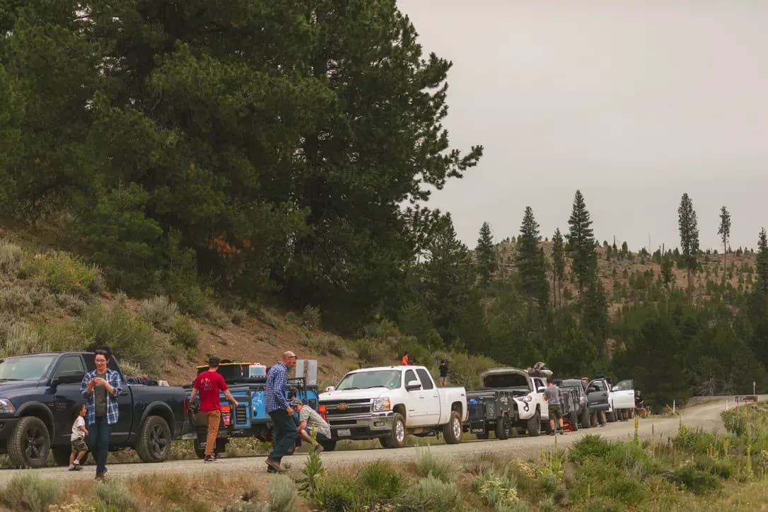 Dispersed camp in the Malheur National Forest