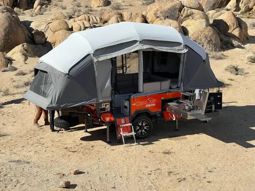 Camped at Blue Mound State Park