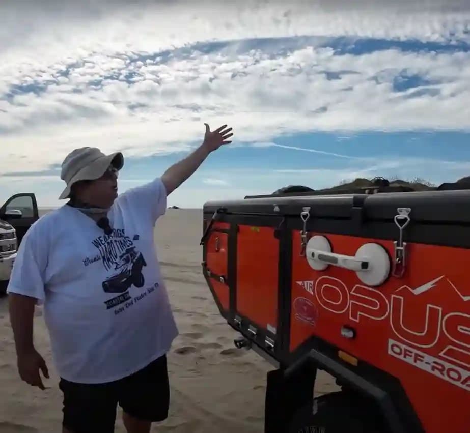 Driving the sand at Padre Island National Seashore