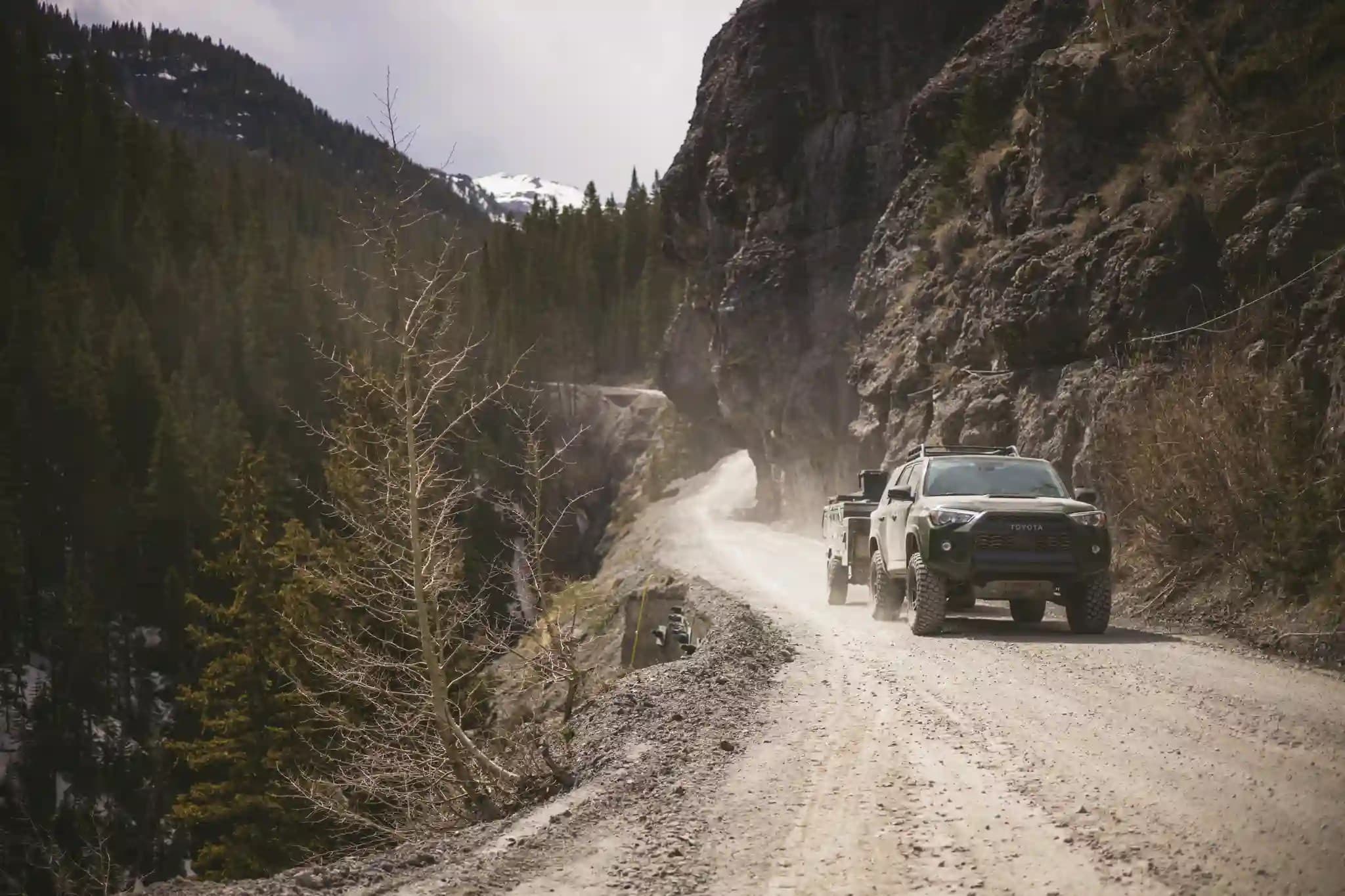 Mountain pass on the Rimrocker route