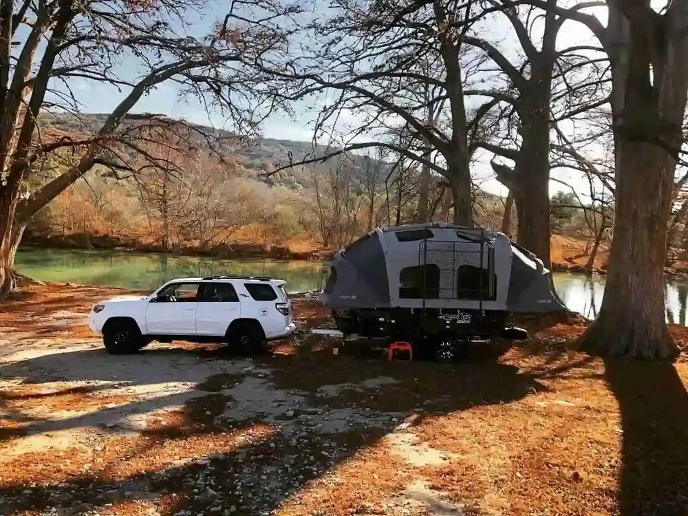 High ridge camp on the Enchanted Rockies Trail