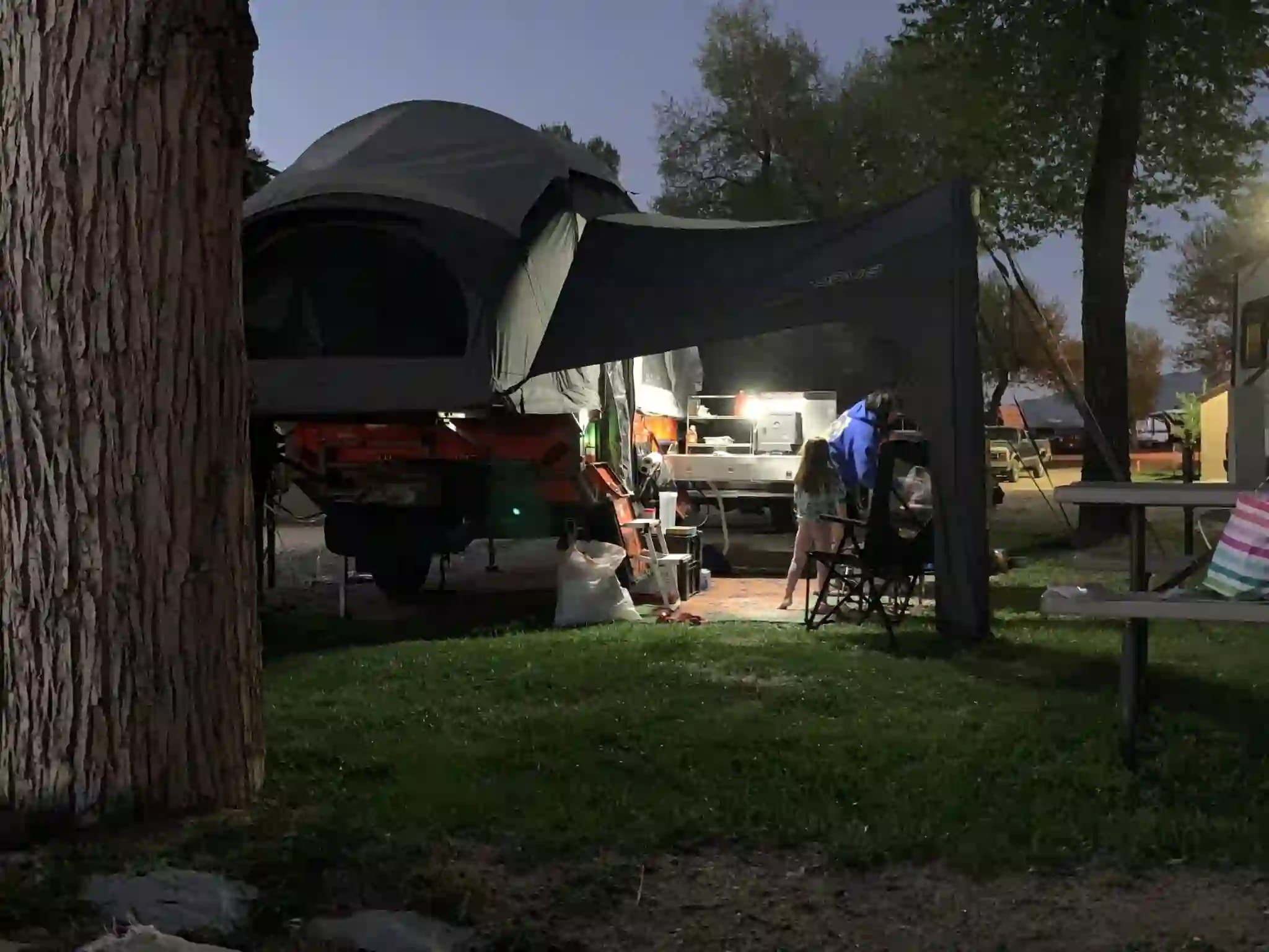 Camped in the high country near Buena Vista