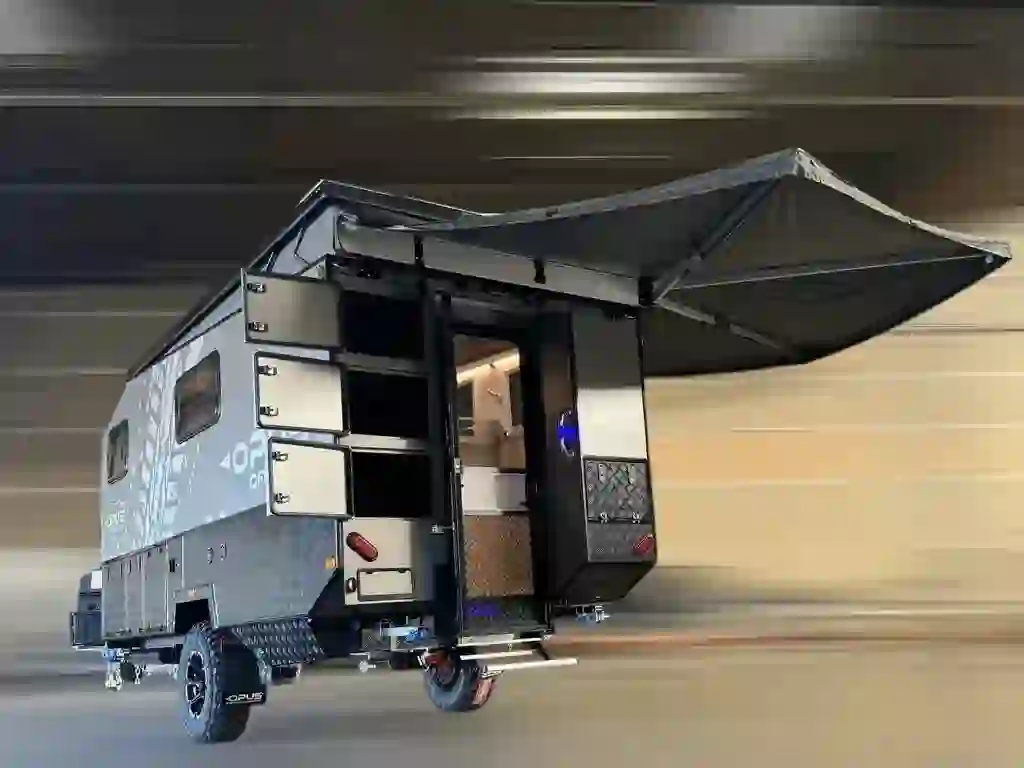 OP17 feature: Dual awnings and deep storage