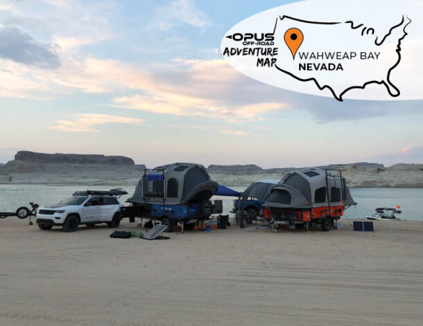 Opus Camper off-road trailer Adventure Map