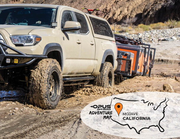 Opus Camper off-road trailer Adventure Map