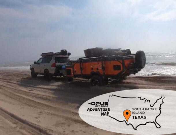 Opus Camper off-road trailer Adventure Map