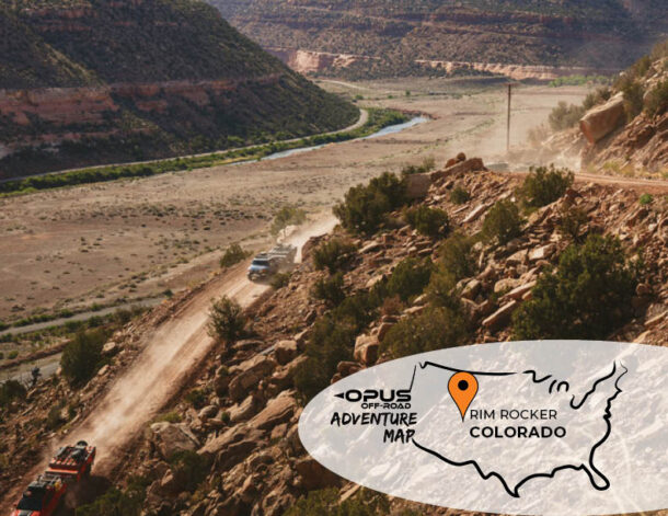 Opus Camper off-road trailer Adventure Map