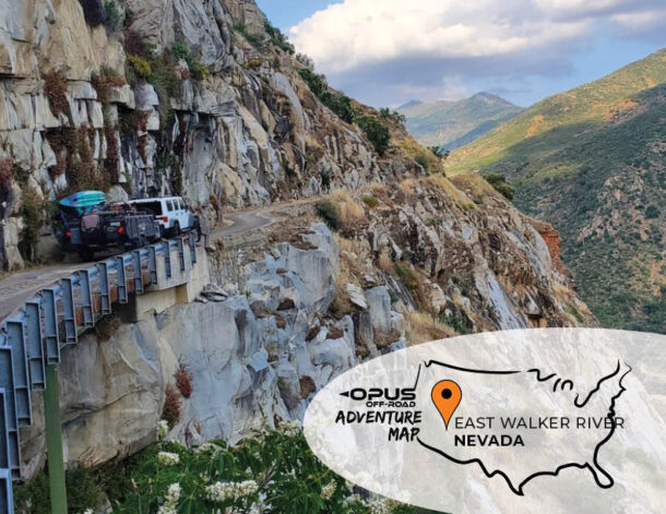 Opus Camper off-road trailer Adventure Map