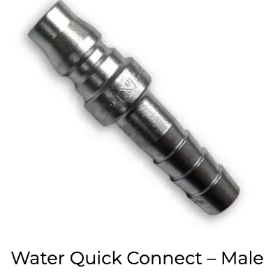 Water quick connect male fitting OPUS Camper