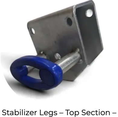 Stabilizer legs top section hardware OPUS Camper