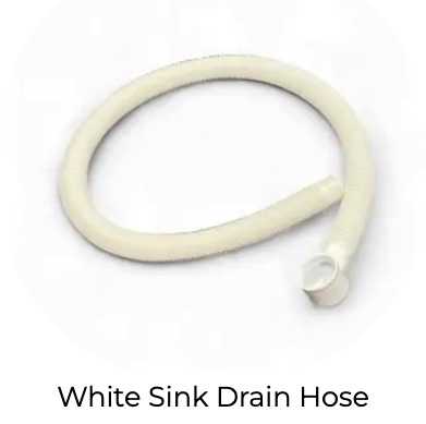 White sink drain hose accessory OPUS Camper