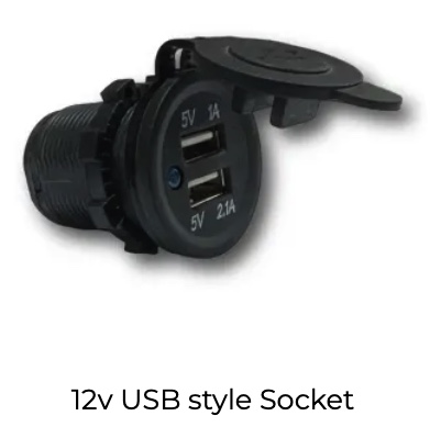 12v USB style socket accessory OPUS Camper