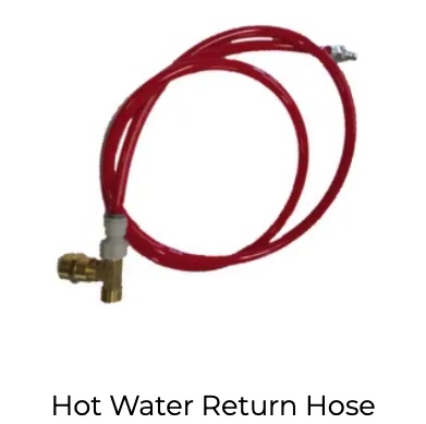 Hot water return hose accessory OPUS Camper